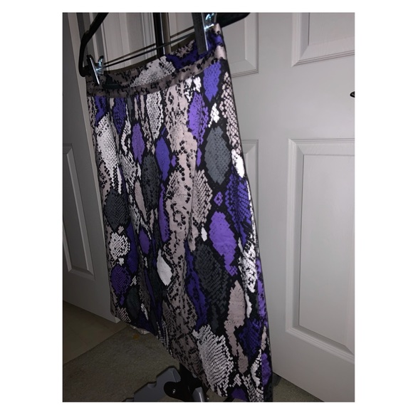 Milly purple and gray python print pencil skirt - Picture 5 of 13